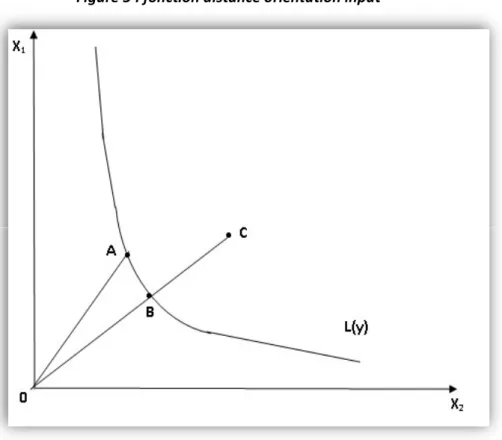 Figure 5 : fonction distance orientation input 