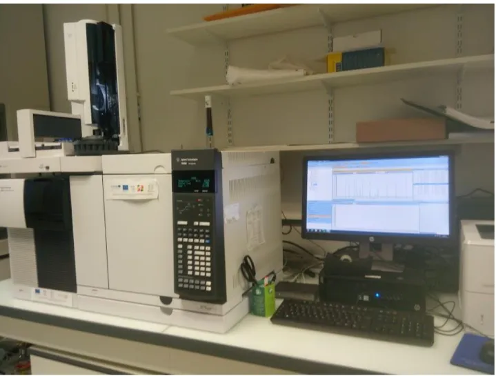 Figure 1: chromatographe en phase gazeuse.