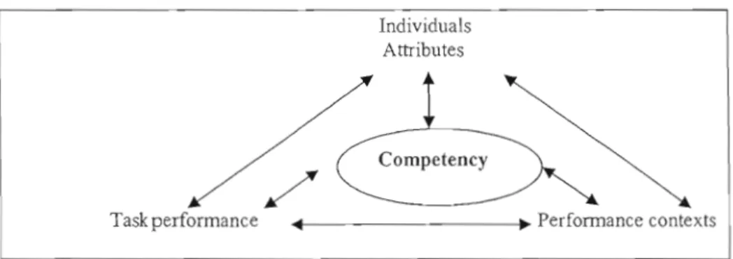 Figure  2.1.4  : Modèle de  la  compétence selon Birkett et al.  (1999, p.  ]) 