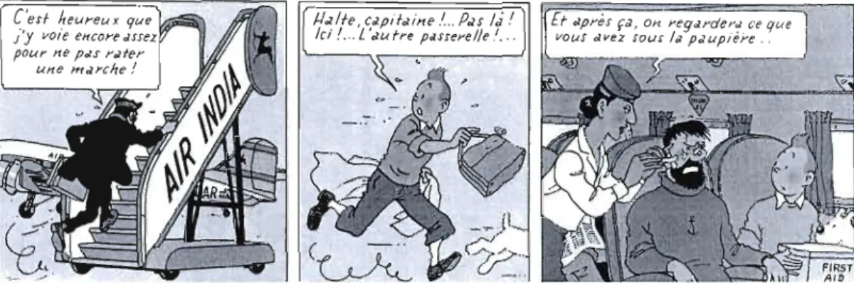 Figure  15  :  Hergé,  Tintin  au  Tibet  9:  12-14 