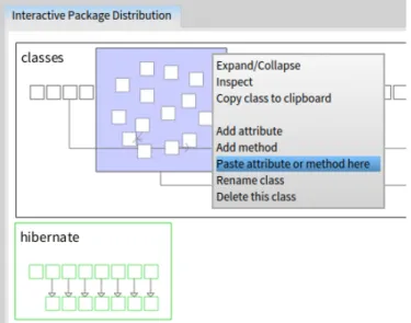 Figure 2.2: OrionPlanning’s interactive visualization (right click on a class).