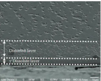 Figure 7. Thickness evolution of  ‘ dissolute layer vs  torque Mz 