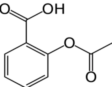 Figure 6 : La molécule d'acide acétylsalicylique