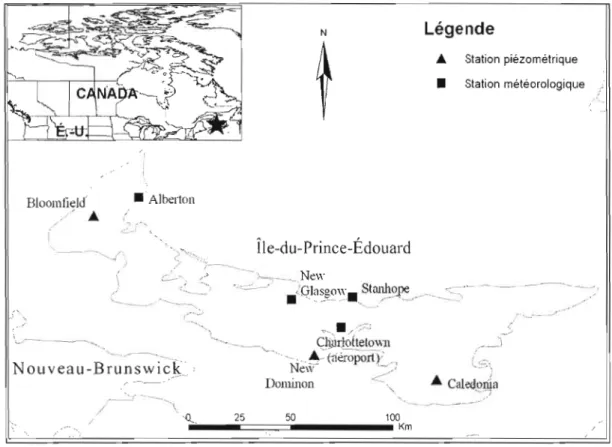 Figure  1.3  Région  de l'Ile-du-Prince-Édouard (IPE) 