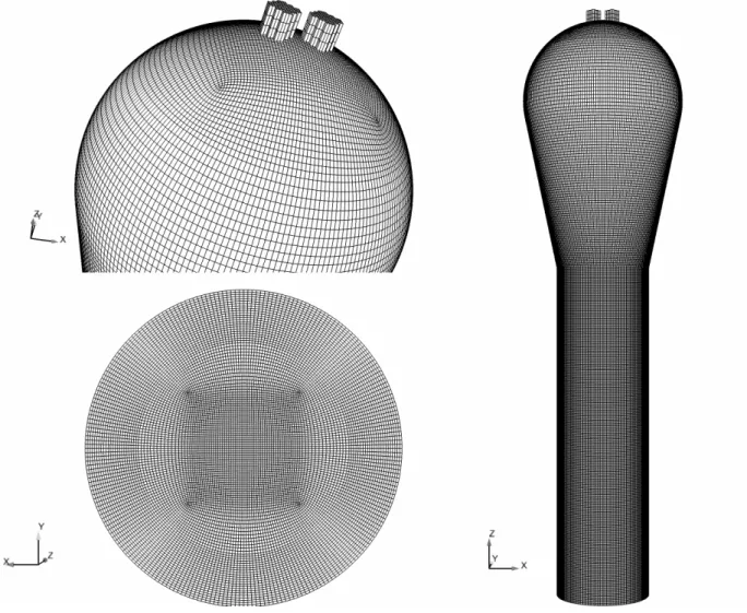 Figure 20: Three-dimensional mesh containing 3,150,716 hexaedra.