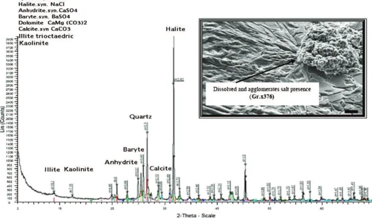 Fig. 3. Representation of drilling ﬂuid destabilisation (phase separation: low viscosity and high ﬁltrate)