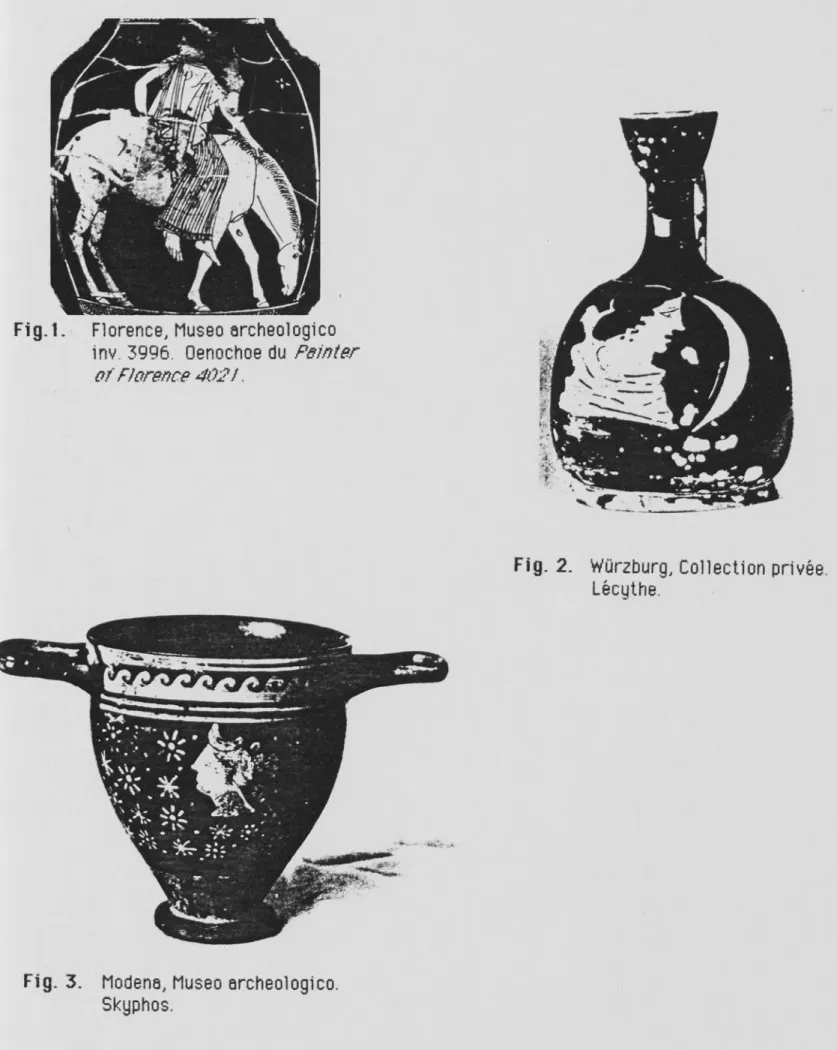 Fig. 1 . Florence, Museo archeologico inv. 3996 Oenochoe du  Feinter 