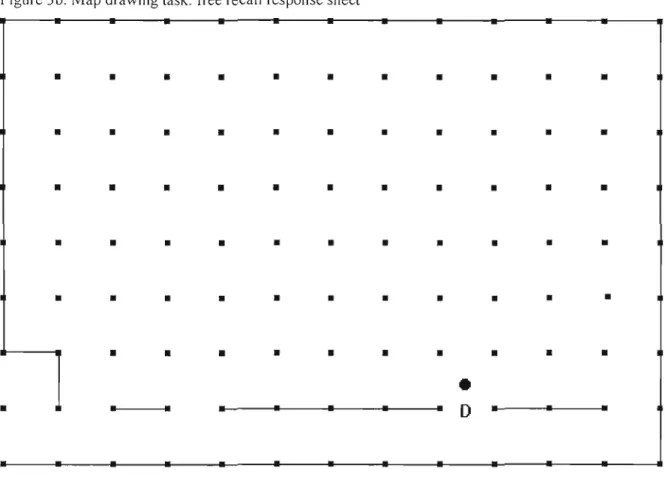 Figure 3b.  Map  drawing task:  free  recall  response sheet 