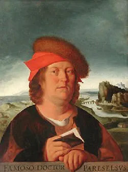 Figure 2 – Portrait présumé de Paracelse, d'après Quentin Metsys, exposé au musée du Louvre, à Paris
