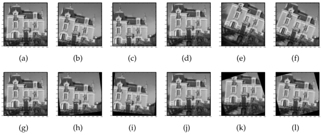 Figure 5.5: Alignment of the house images.