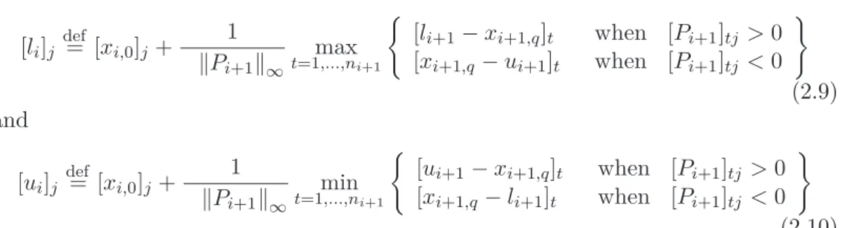 Figure 2.2 on the following page shows the application of the (generalized) Gelman- Gelman-Mandel’s coarse bounds and their prolongation on the example of Figure 2.1.