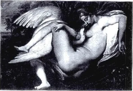Figure 3.5 - Copie anonyme d'après  Léda  de  Michel-Ange,  [1528]. 