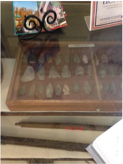 Figure 5  Bluegrass Heritage Museum's Native American display 