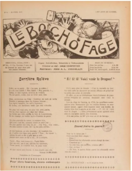 Illustration 1 : Le Bochofage du 28 avril 1917 