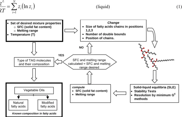 Figure 1: General View of Solid Liquid Equilibrium coupled with CAM b D procedure. 