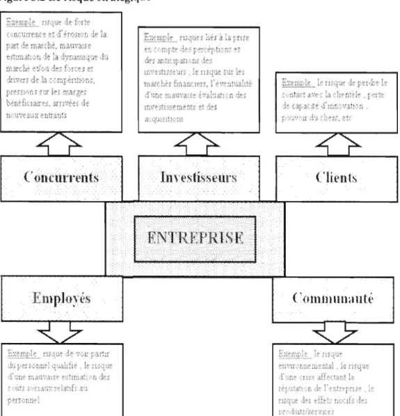 Figure 3.2 Le risque stratégique 