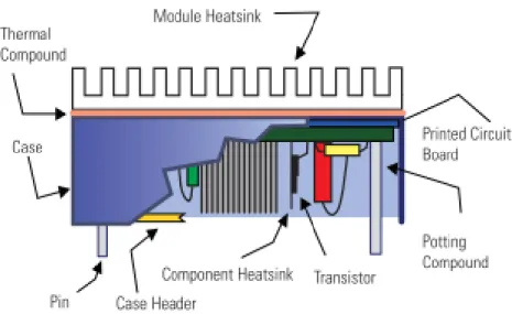 Figure 1-15 : Représentation simplifiée d'un module de puissance [12] 