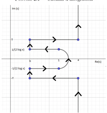Figure 2.1  Chemin d'intégration