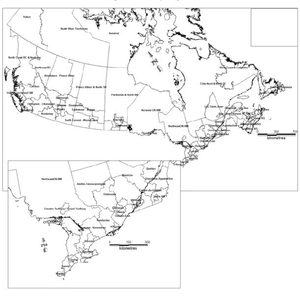 Figure 3 – Study Regions  