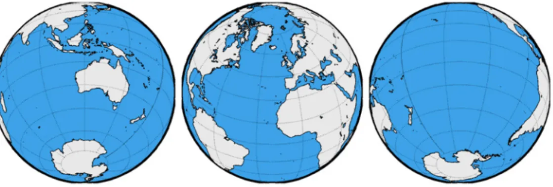 Figure 1 : Les océans de notre planète couvrent plus de 71 % de sa superficie. 