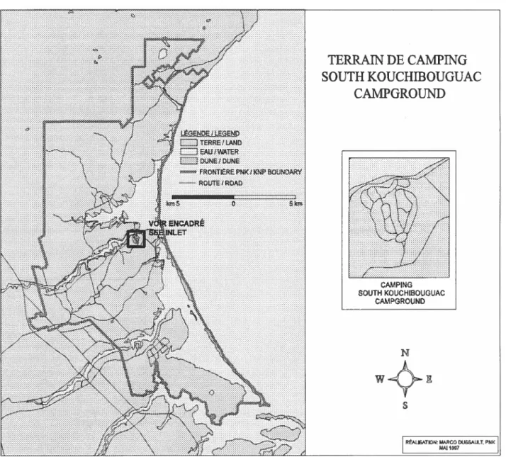 Figure 3 Terrain de camping “South Kouchibouguac”