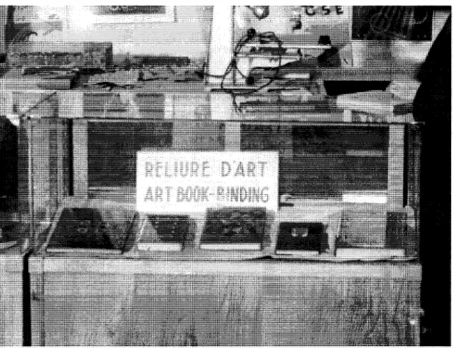 Fig. 16 Reliures des 6tudiants de l'Ecole des arts graphique a l'Ecole centrale d'arts et metiers