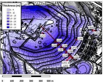 Figure  3.  Correlation  of  differential  pressures  across  the  soil  cover  with  atmospheric  temperature  for  MPs  in  the  upper  (1299  at  454  m)  and  lower  (1295  at  413  m)  slope  (periods with reliable data were used for the correlation) 