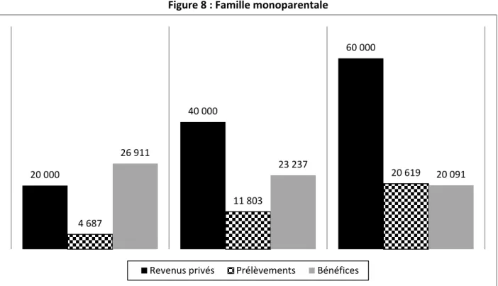 Figure 8 : Famille monoparentale 