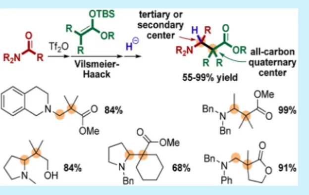 Figure 1. Accessible compounds via intermolecular Vilsmeier−Haack reaction.