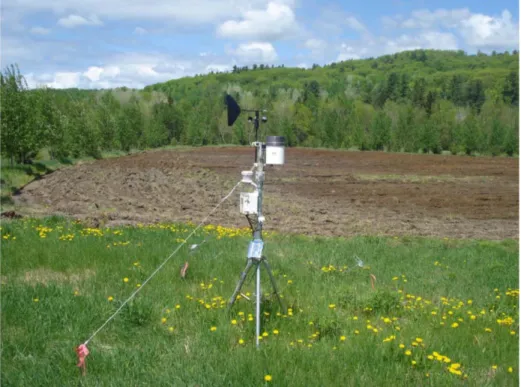 Figure 2 : The mobile weather station. 