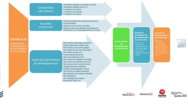 Figure 1 Le processus de planification stratégique tel que représenté par la TDS 