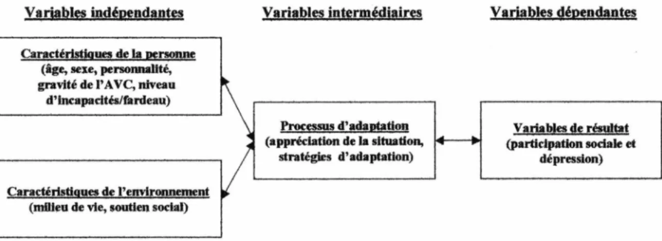 Figure 4. Illustration des variables à  l'étude 