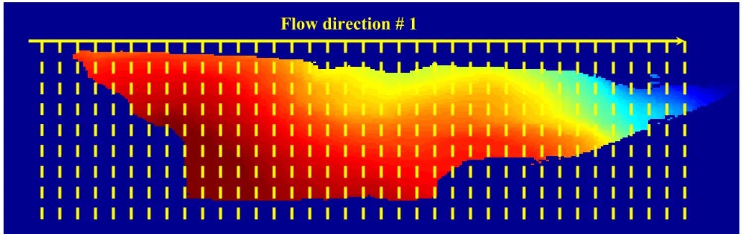 Figure 31 - Elevation lines catchment – profile curvature 