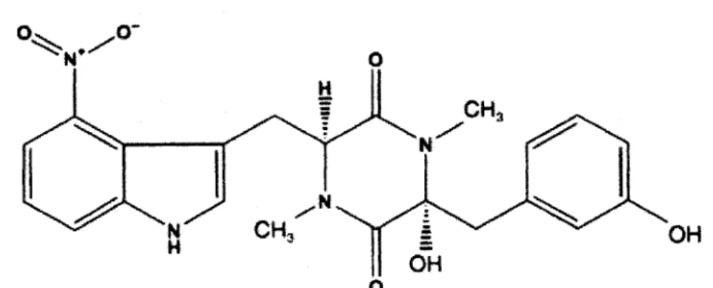 Fig.  1  4-nitroindol-3-yl-containing 2, 5-dioxopiperazine (Thaxtomin A)