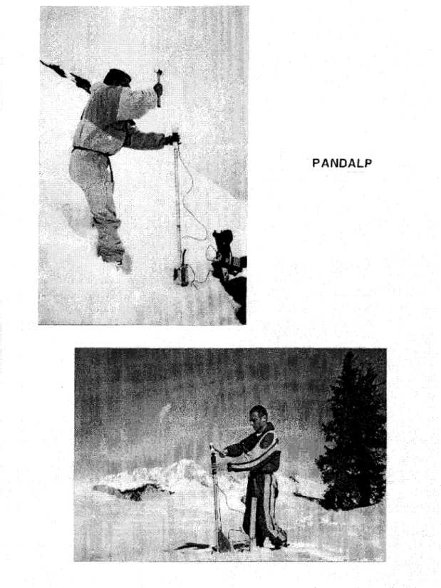 Figure 2.  Exemple de manipulation du PANDALP 