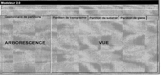 Figure l-Sections de l'interface  du  MNT 