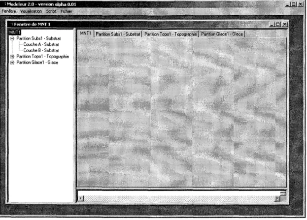 Figure 2- Allure actuelle de l'interface graphique  du  MNT  (GUI) 