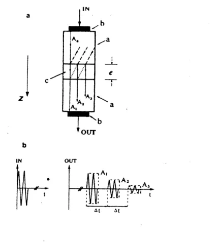 Figure 2-2 : Schema explicatifde la technique uttrasonore [Gendron et coll. 1994a].