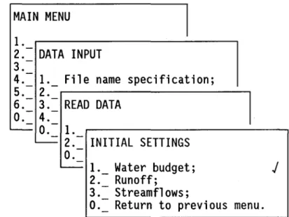 Figure 2.20  Sub-menu #2.3.2:  initial settings. 