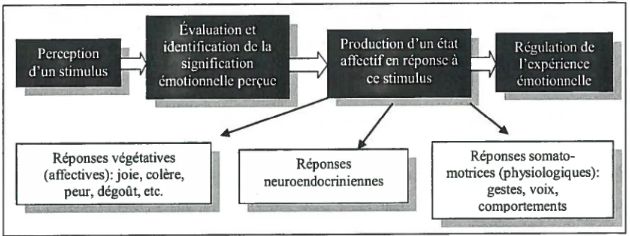 Figure 5 - Processus émotionnel de Phillips et al.