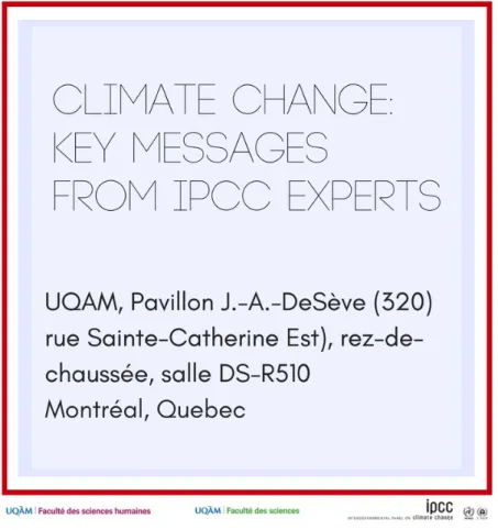 Figure 4.4 : IPCC46 rencontre à l’UQAM   Source : auteur 2017 