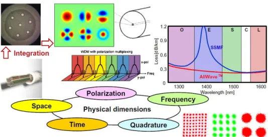 Fig. 1.2. Different physical technologies to create orthogonal signal sets [10] 