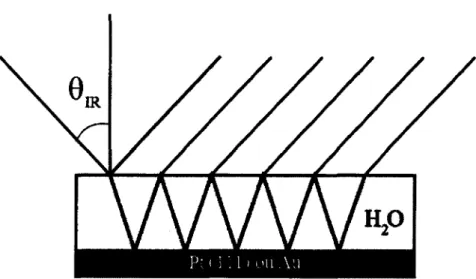 Figure  2  Reflections  et  refractions  multiples propres  a  l’experience  de  RAIRS.