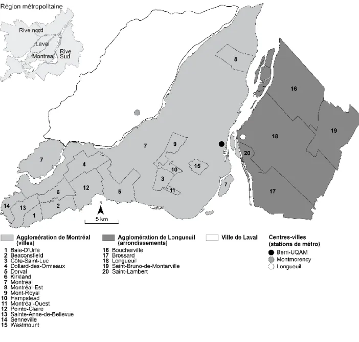 Figure 1. Territoire d'étude. 