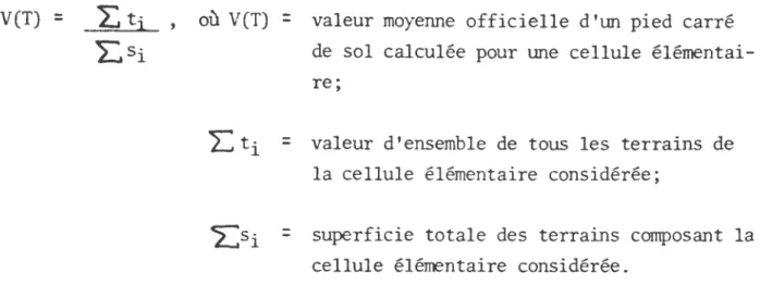 Tableau  I  - Liste  des  valeurs  moyennes  et médianes  du  sol  pour  chacune  des  catégories  d'utilisation  du  sol 