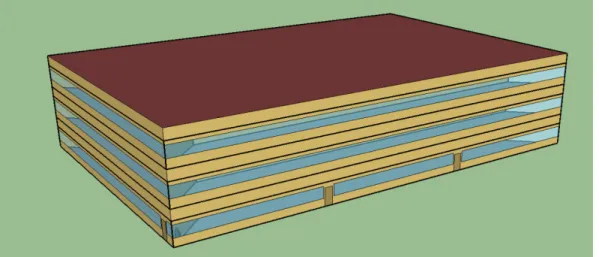 Figure 2.3 - Bâtiment de référence correspondant à un édifice à bureaux de format moyen (Tiré de: DOE, 2018)