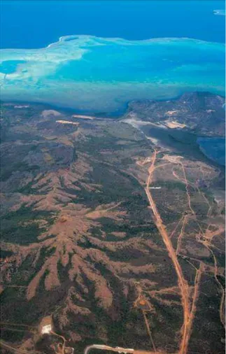 Figure 1.3 Vue aérienne du Massif du  Koniambo (tiré de Pitoiset, 2008) 