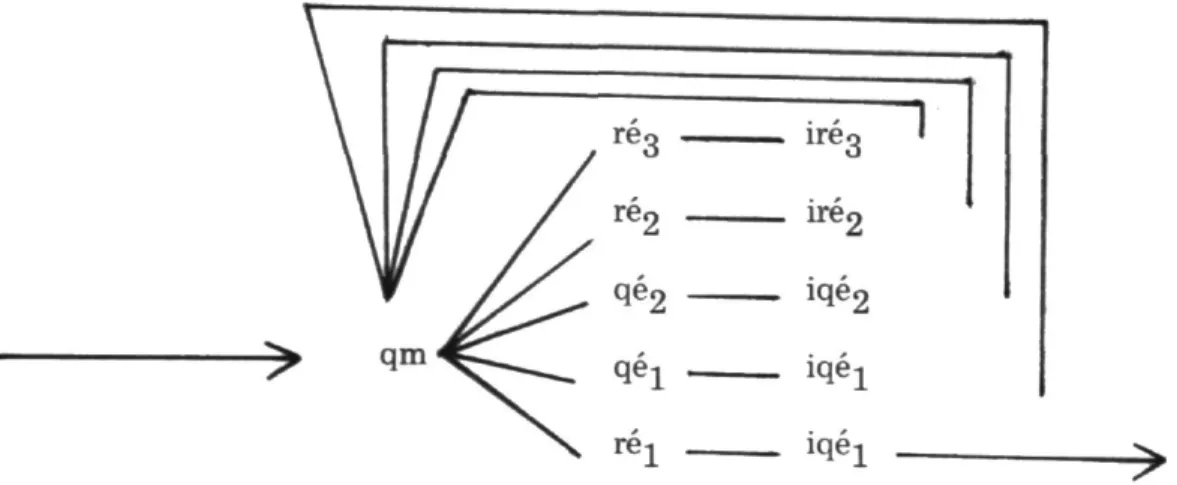 Fig. 13 — Schéma correspondant à l'agencement npqo. (structure 11) 