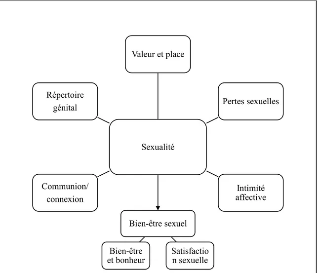 Figure 4 Arbre thématique final du sens de la sexualité et du bien-être sexuel. 