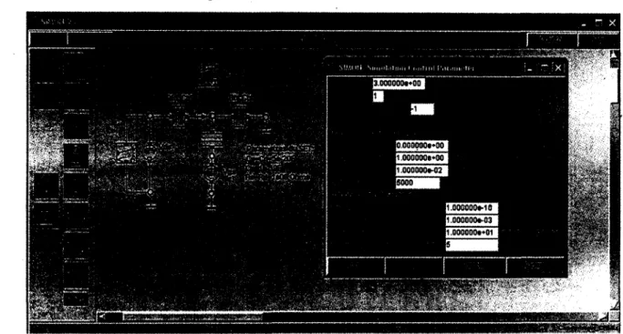 Figure 3.1 Interface du logiciel SIMON 